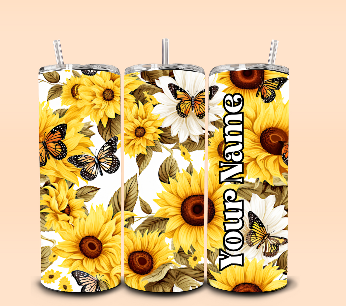 Sunflowers & Butterflies